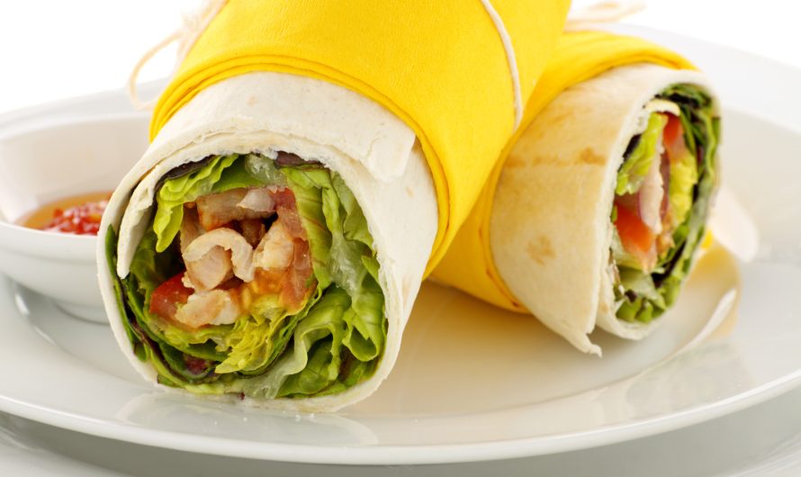 Wraps met kip en mango: een frisse combinatie